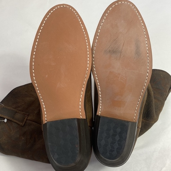 Dingo brown Golden Condor slouch leather western cowboy boots 6 NWT - Picture 6 of 8